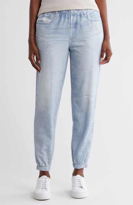 ECRU Mirage Denim Printed French Terry Joggers