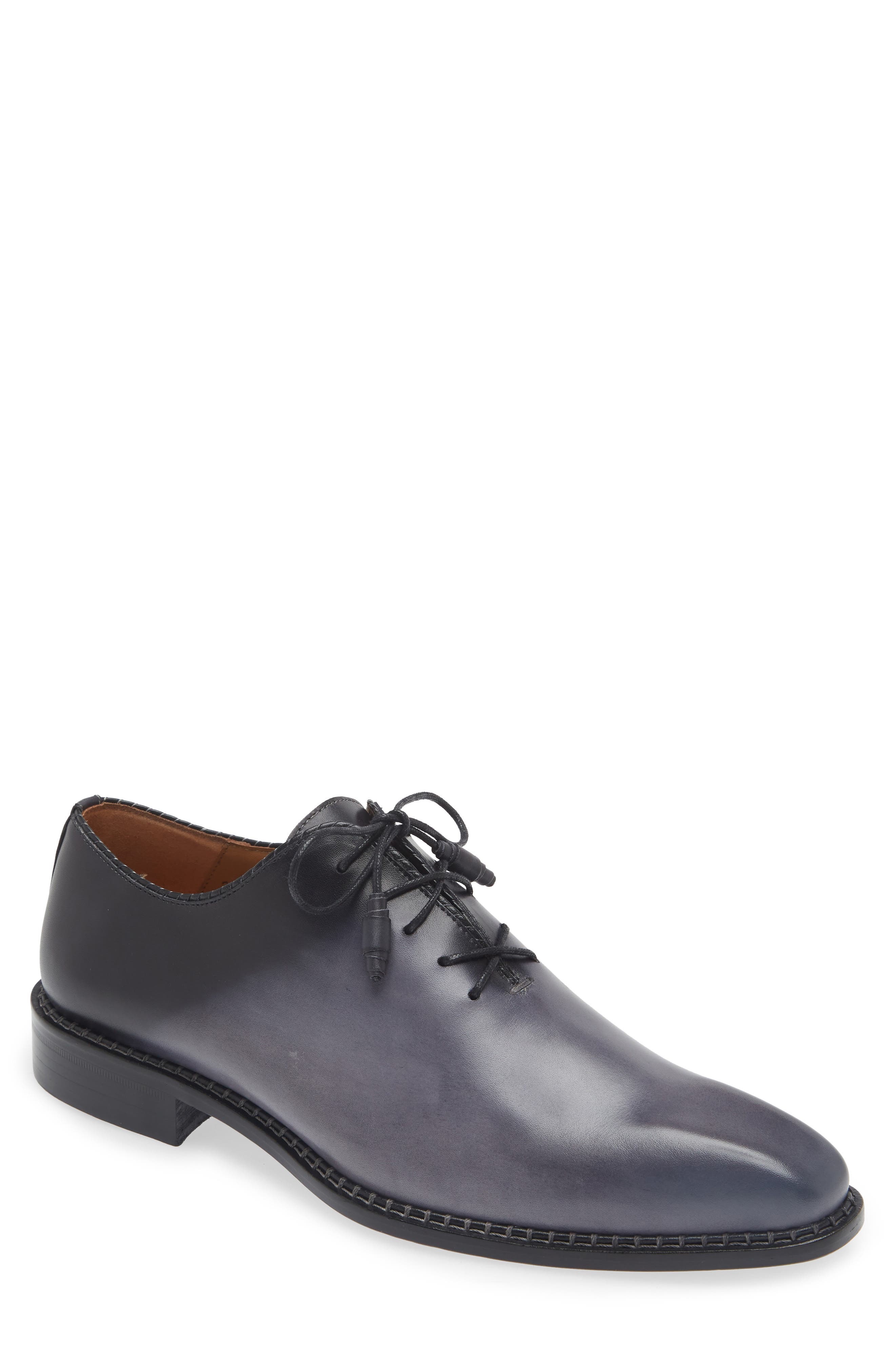 Mezlan Barbaro Oxford, Main, color, Grey/ Black