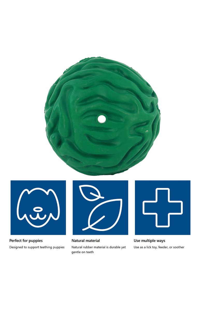 PetKORE Luna Ball, 4 Inches, Large, Green, Dog & Puppy Toy, Alternate, color, Green
