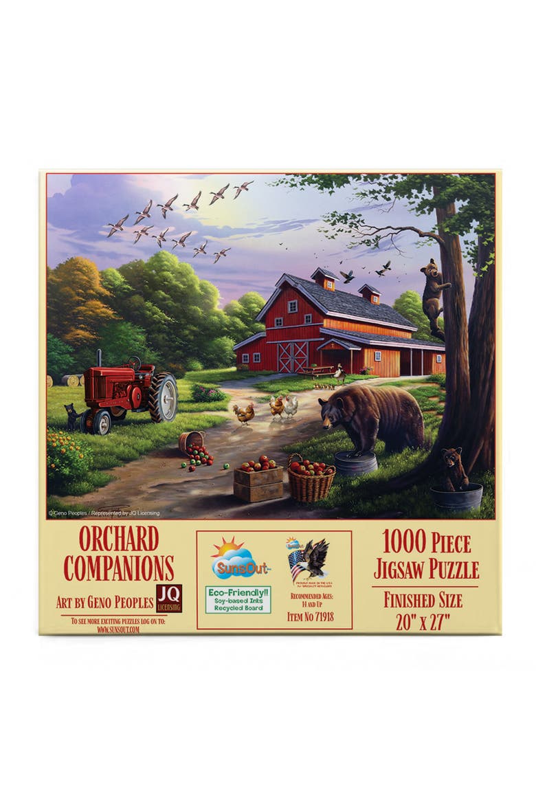 Orchard Companions 1000 piece Jigsaw Puzzle for Adults, Alternate, color, Multicolor