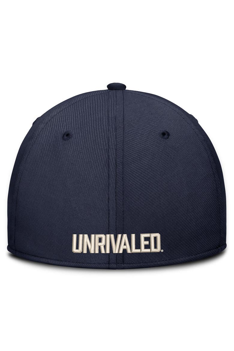 Men's Nike  Navy Penn State Nittany Lions Dri-FIT Vintage Rise Swooshflex Flex Hat, Alternate, color, Navy