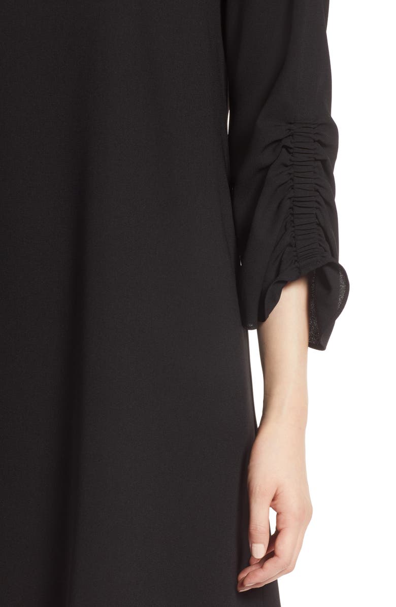 Halogen<sup>®</sup> Ruched Sleeve Swing Dress, Alternate, color, 