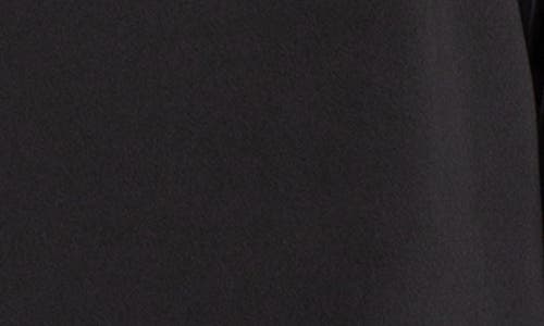 Liverpool Los Angeles Pleat Detail Satin Button-up Shirt In Black