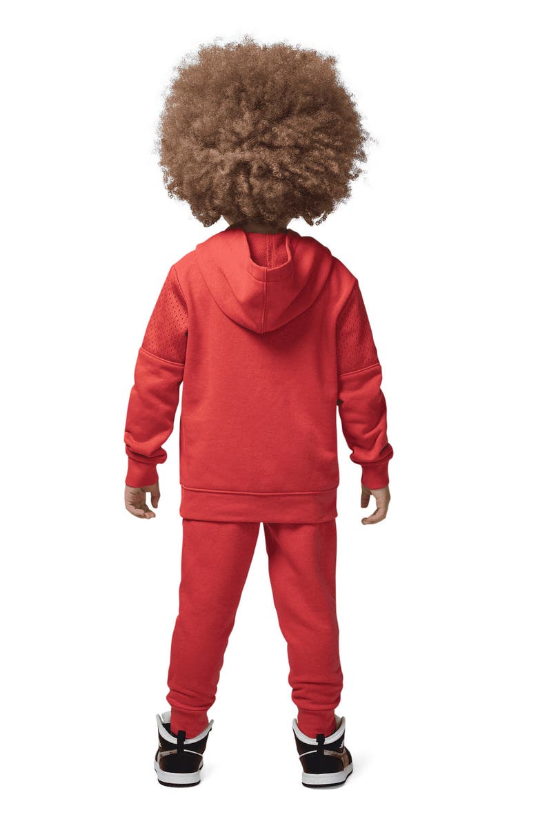 Jordan Kids' Off Court Flight Hoodie & Sweatpants Set, Alternate, color, Lobster