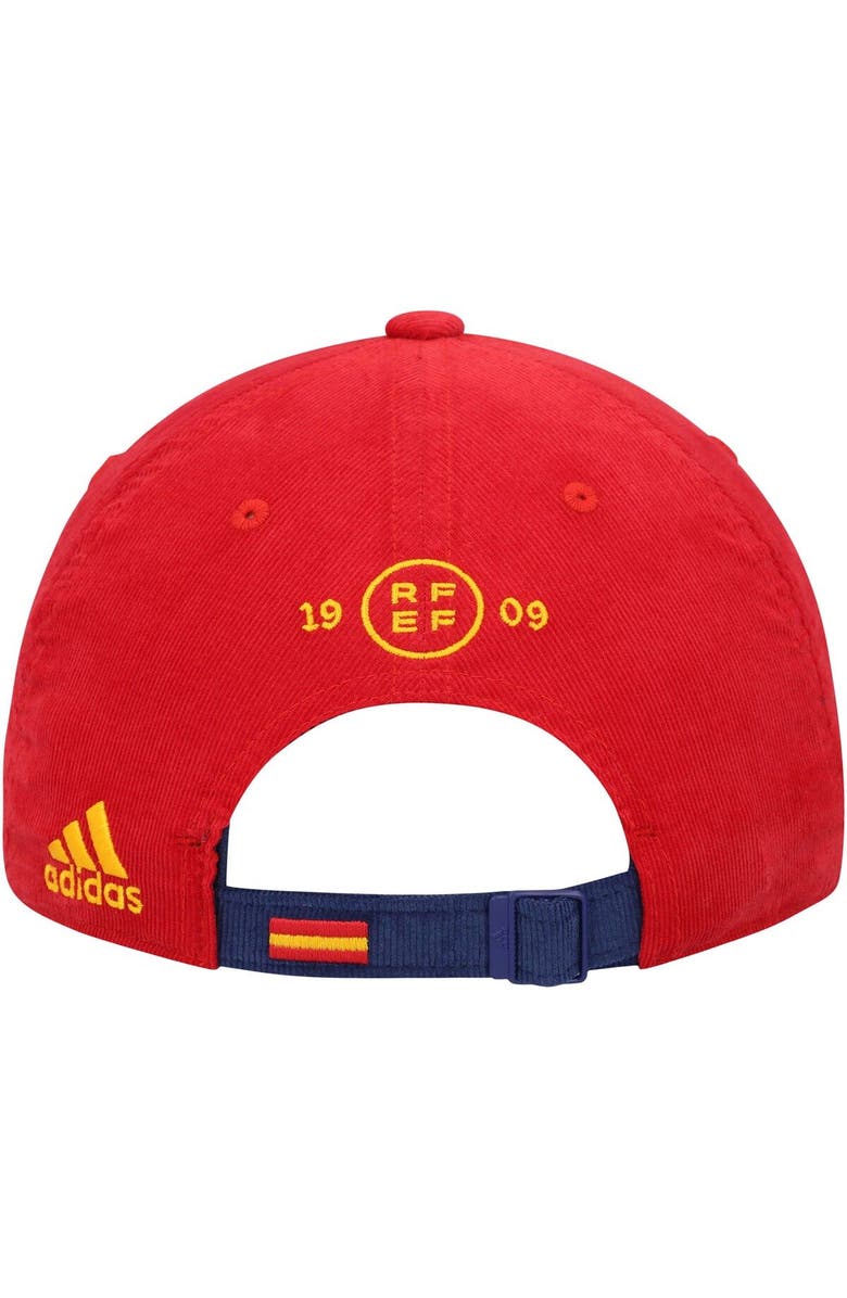 adidas Men's adidas Red Spain National Team Winter Adjustable Hat, Alternate, color, 