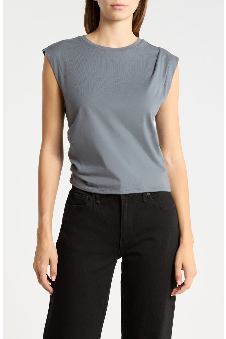 Mia Cotton Crop Tank, Main, color, FUT GREY