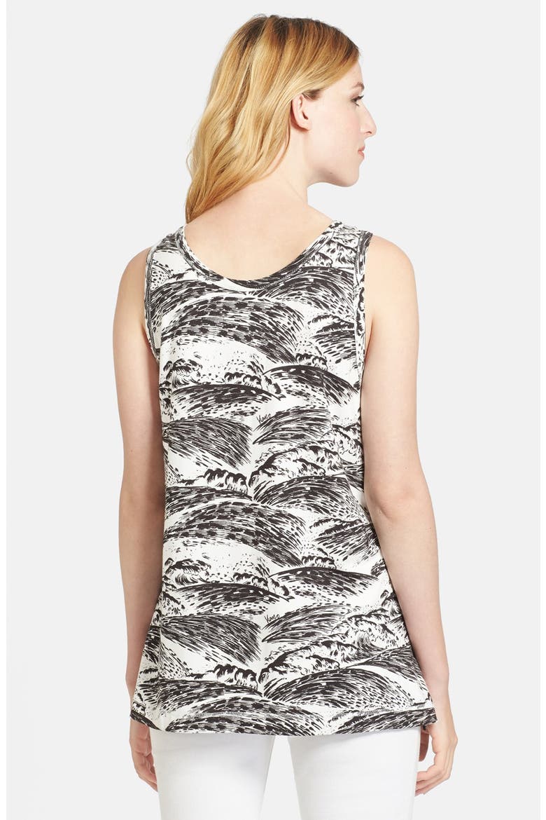 Wave Print Tank, Alternate, color, OPTIC WHITE