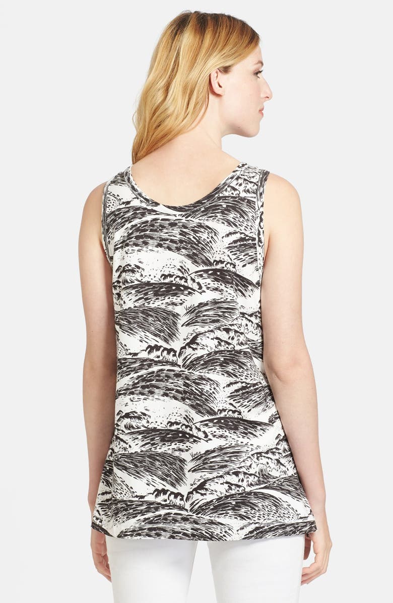 KENZO Wave Print Tank, Alternate, color, 
