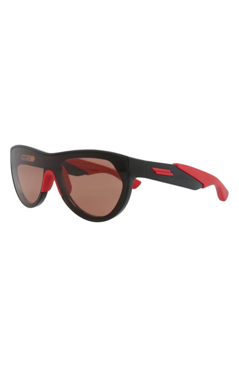 Bottega Veneta Sunglasses, Alternate, color, Black Black Red