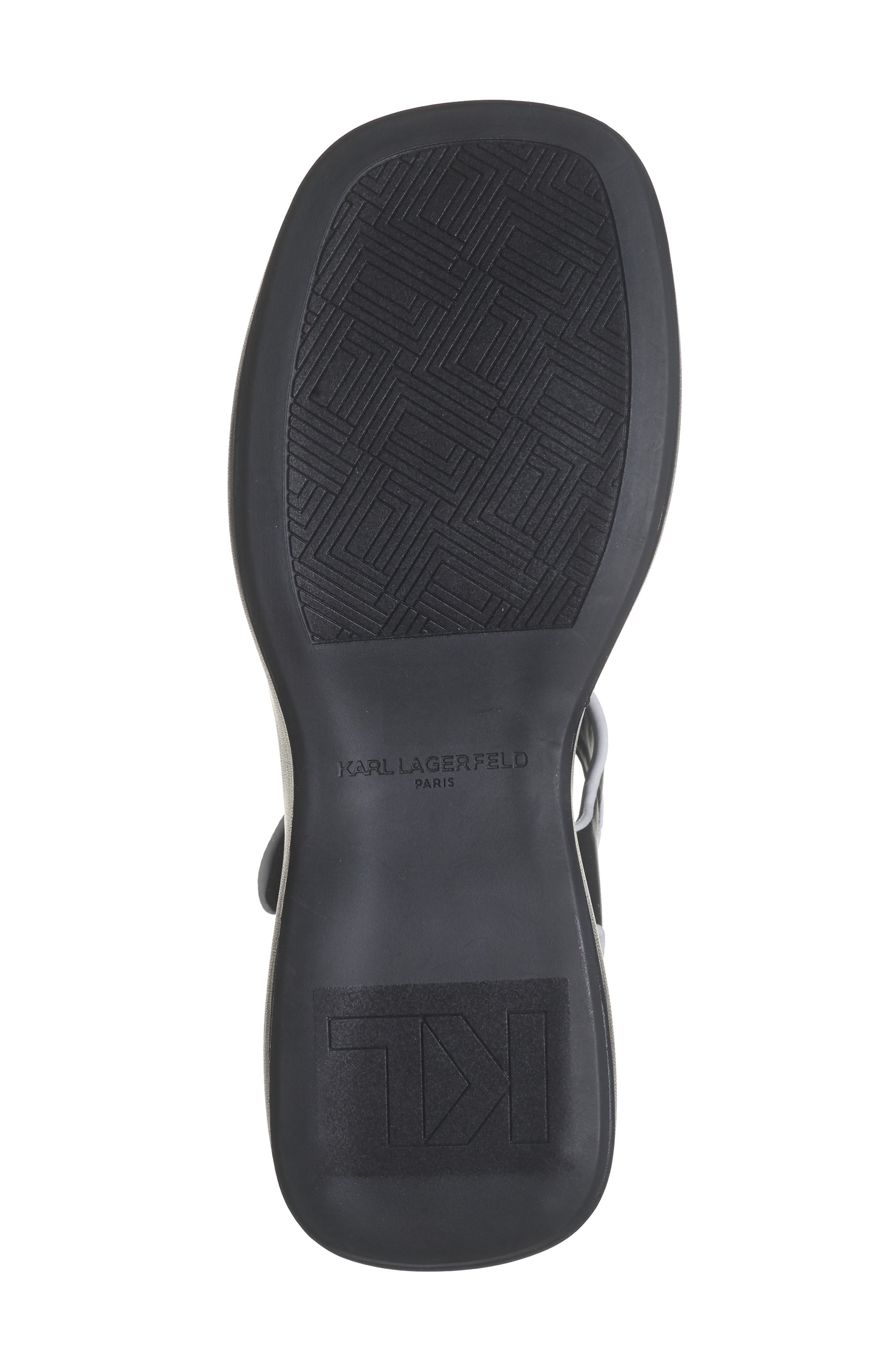 KARL LAGERFELD PARIS Meddi Platform Sandal, Alternate, color, Black
