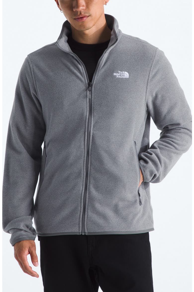 Glacier Fleece Jacket, Main, color, TNF MID GREY HEATHER