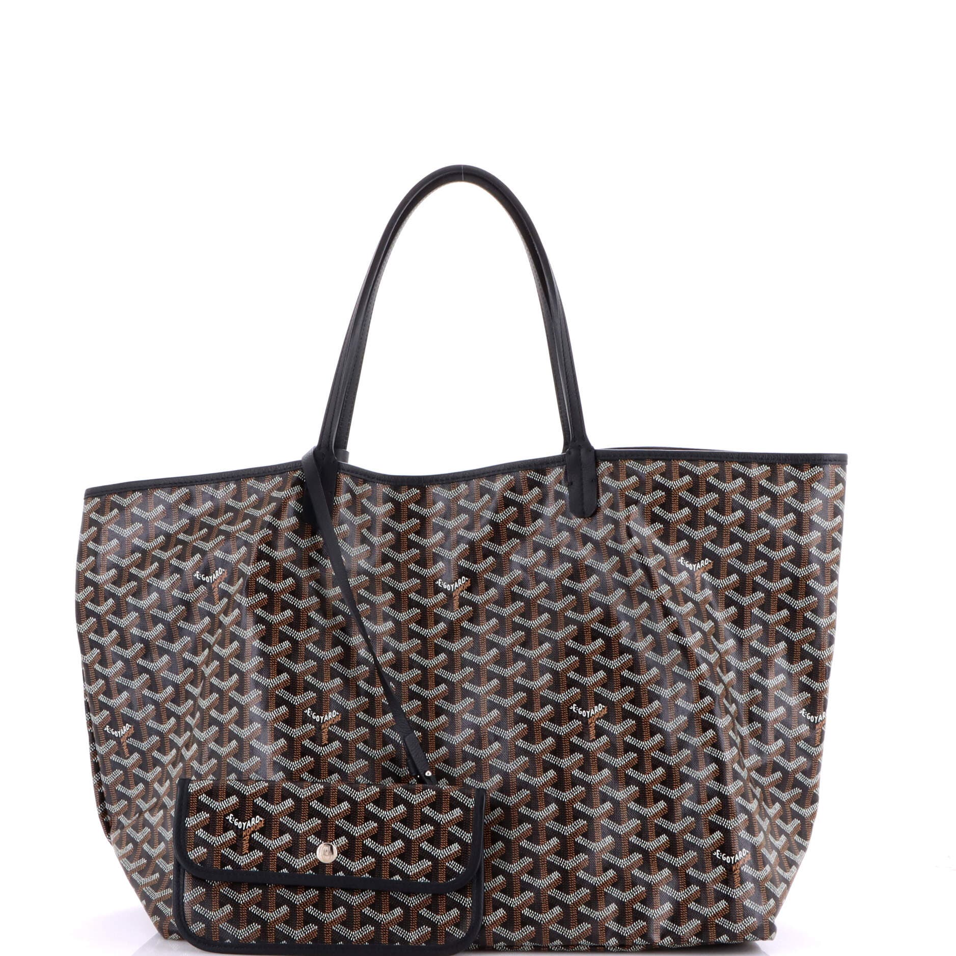 Pre-Owned Goyard Saint Louis Tote Coated Canvas GM, Alternate, color, 