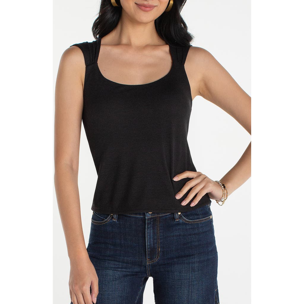 Liverpool Los Angeles Rib Tank In Black