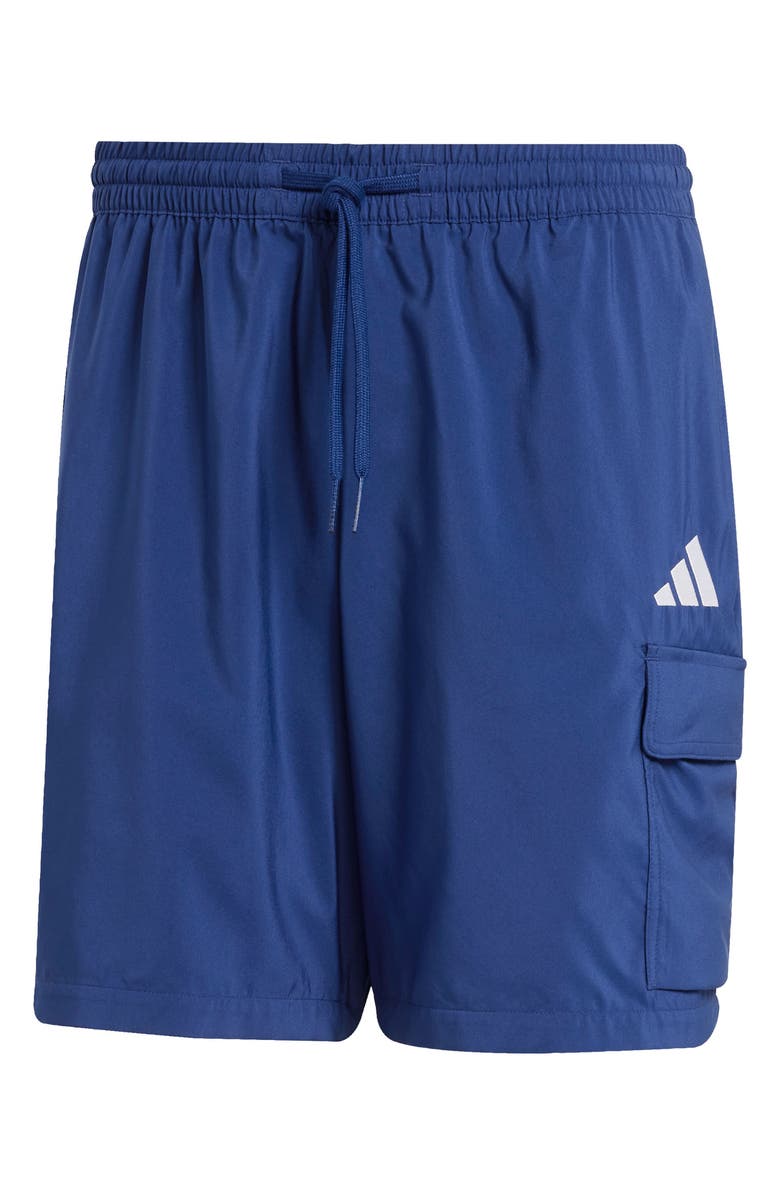 adidas Chelsea Cargo Shorts, Alternate, color, Dark Blue/ White
