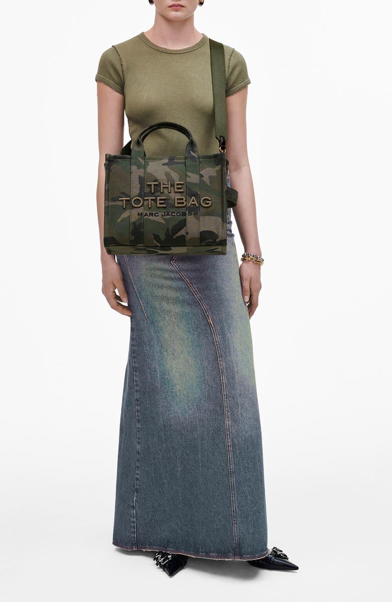 Marc Jacobs The Medium Jacquard Tote Bag, Alternate, color, Camo Multi