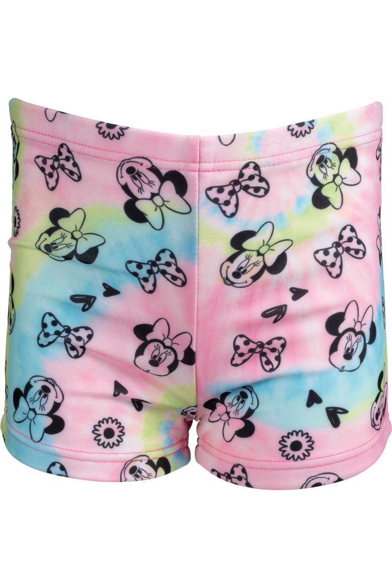 Minnie Mouse 2-Piece Swimwear Rash Guard and Shorts Set, Alternate, color, Minnie Pastel Pink