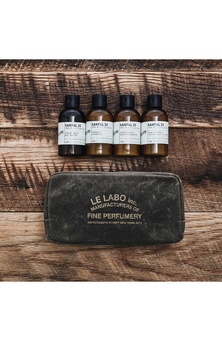 Le Labo Santal 33 Body & Hair Care Travel Set $131 Value, Alternate, color, 