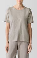 Eileen Fisher Crewneck Organic Cotton T-Shirt