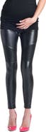 Preggo Leggings Rockstar Mamacita Maternity Moto Leggings