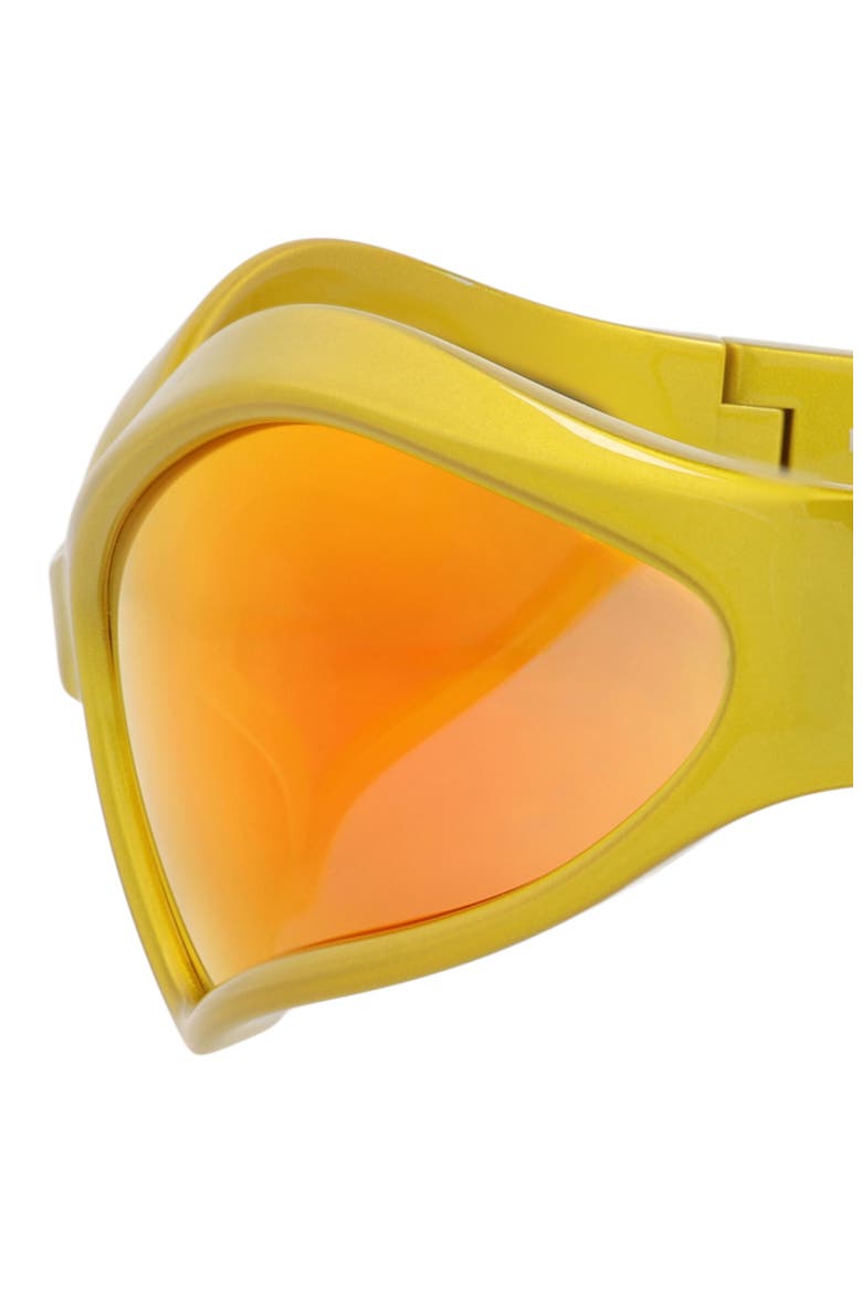 77mm Cat Eye Sunglasses, Alternate, color, YELLOW YELLOW RED