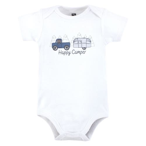 Hudson Baby Essential Cotton Bodysuits 5-piece Set In Multi