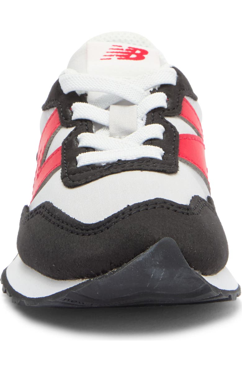 New Balance Kids' 237 Sneaker, Alternate, color, Grey Matter/ True Red