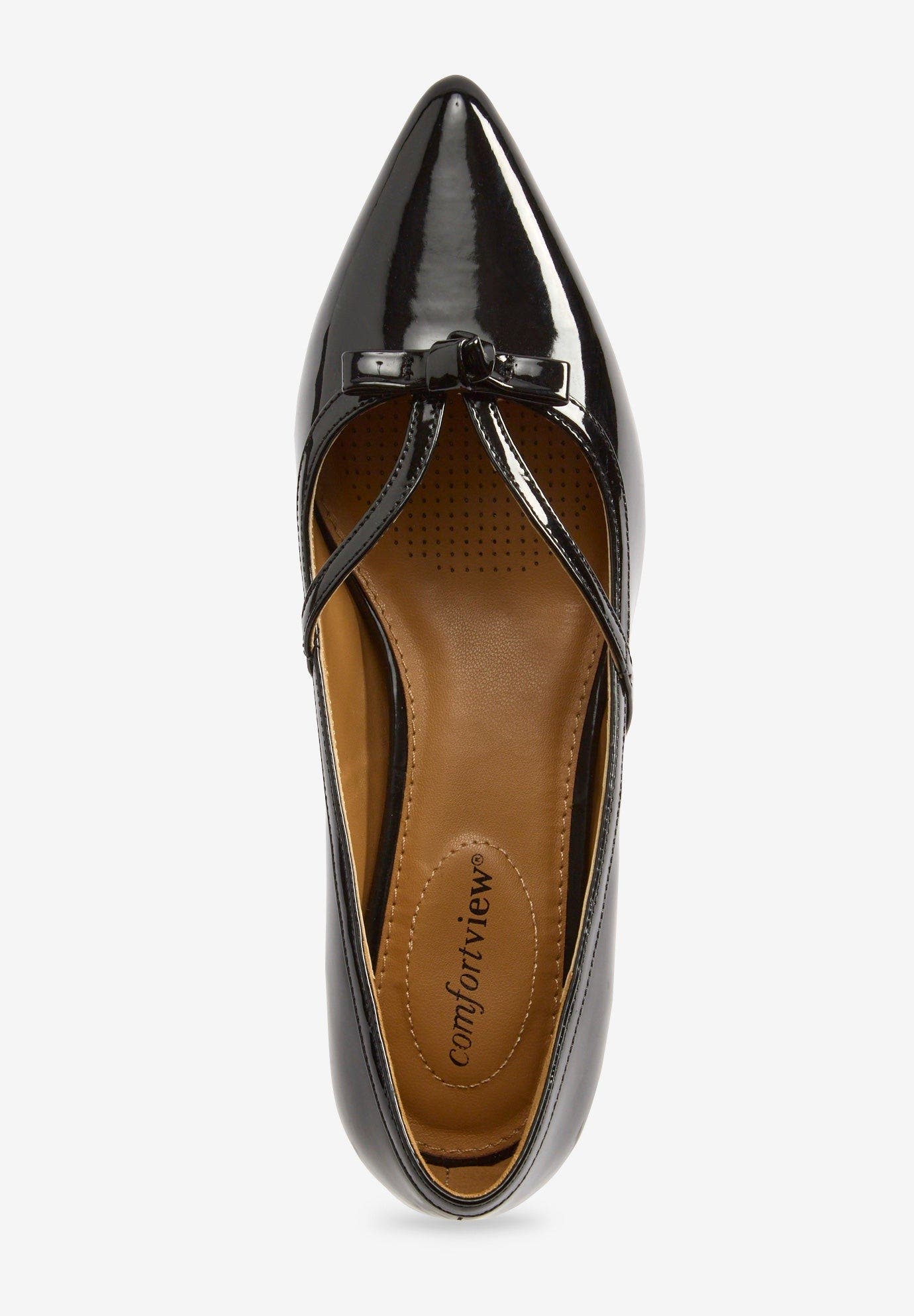 Comfortview The Declan Slip On Pump, Alternate, color, Black