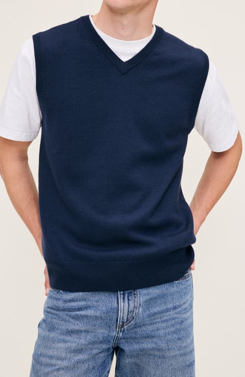 Merino Wool Sweater Vest