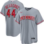 Nike Men's Nike Elly De La Cruz Gray Cincinnati Reds Road Replica Jersey