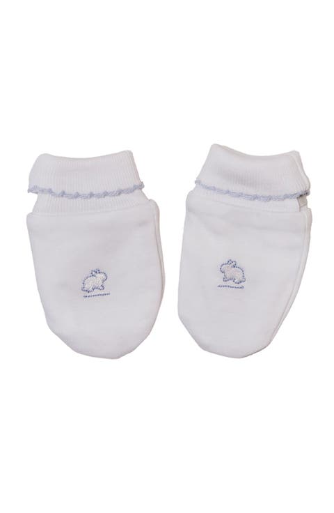 Premium Peruvian Pima Cotton Logo Mittens for Infant