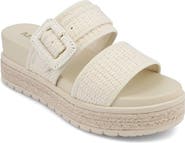 MIA Kylian Espadrille Platform Wedge Slide Sandal