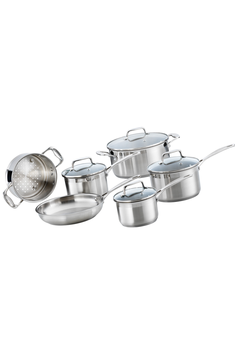 Cuisine::pro<sup>®</sup> iconiX<sup>™</sup> 10-Piece Cookware Set, Main, color, Silver