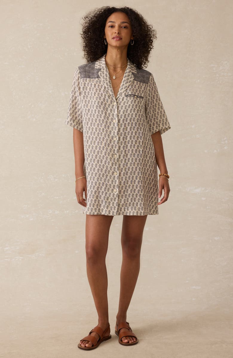 Faherty Paradise Point Shirtdress, Alternate, color, Summer Pearl Blossom