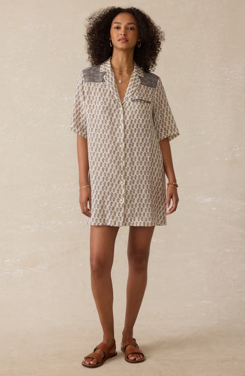 Faherty Paradise Point Shirtdress In Multi