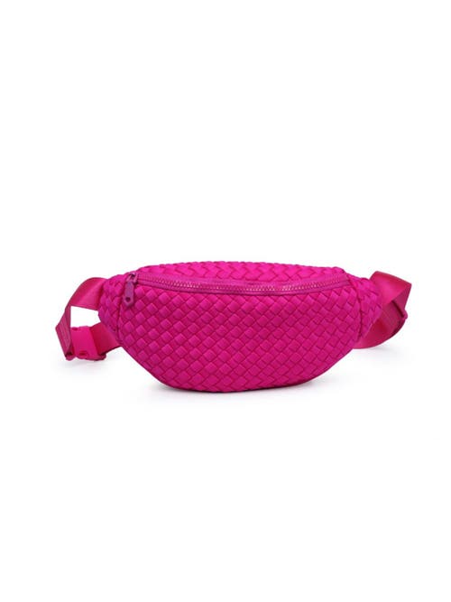 Sol And Selene Aim High Belt Bag In Fuchsia