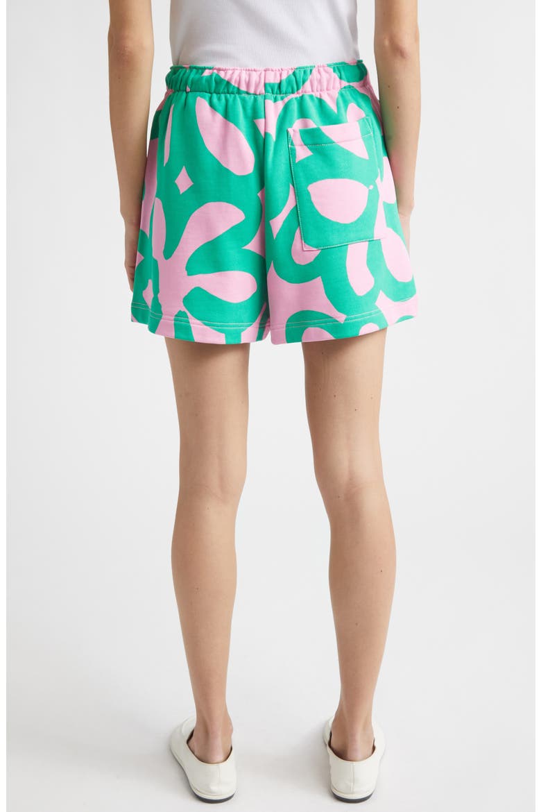 Miksaus Jättikukka Kioski Sweat Shorts, Alternate, color, LIGHT PINK GREEN