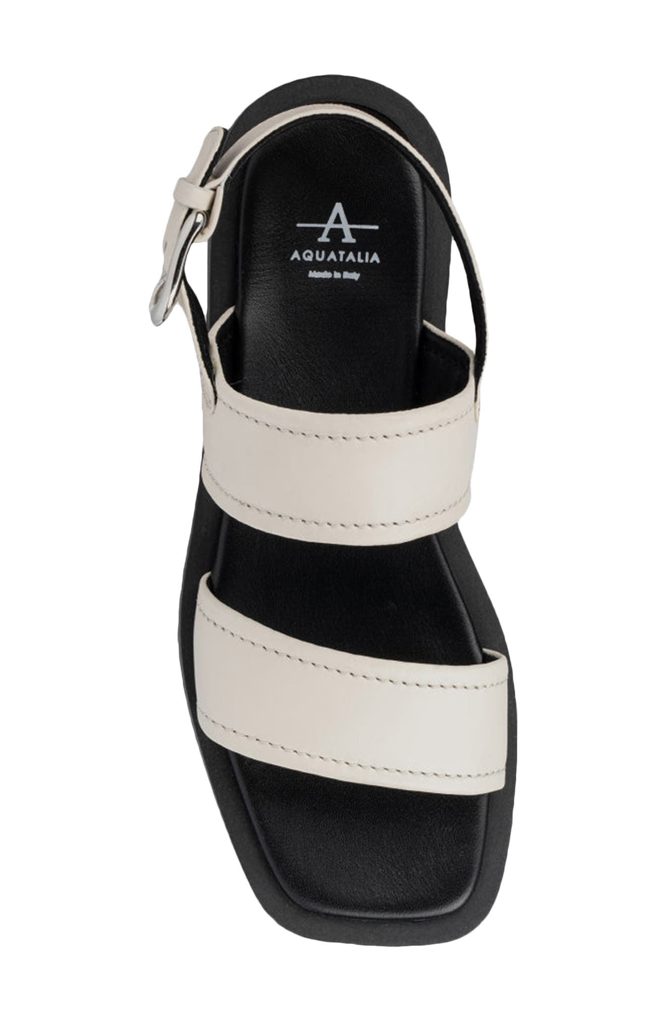 Aquatalia Joni Slingback Sandal, Alternate, color, Eggshell