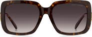 Marc Jacobs 57mm Gradient Square Sunglasses