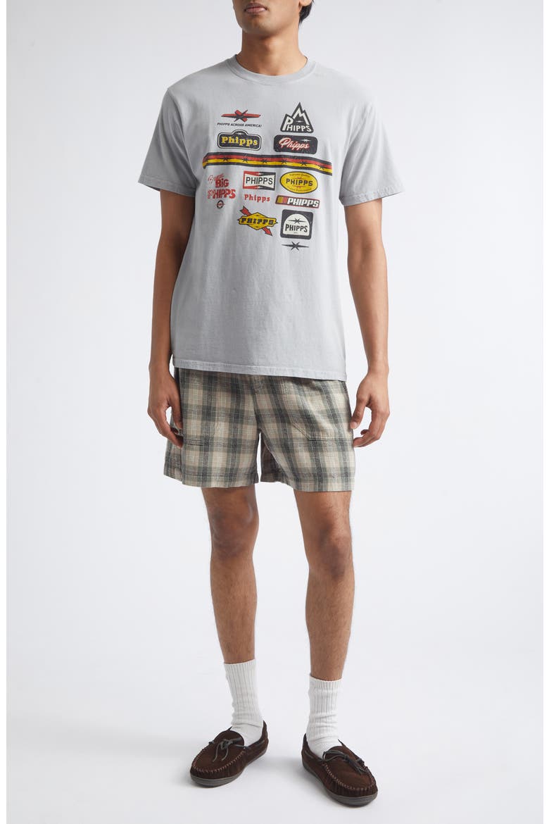 Racing Logo Graphic T-Shirt, Alternate, color, CONCRETE