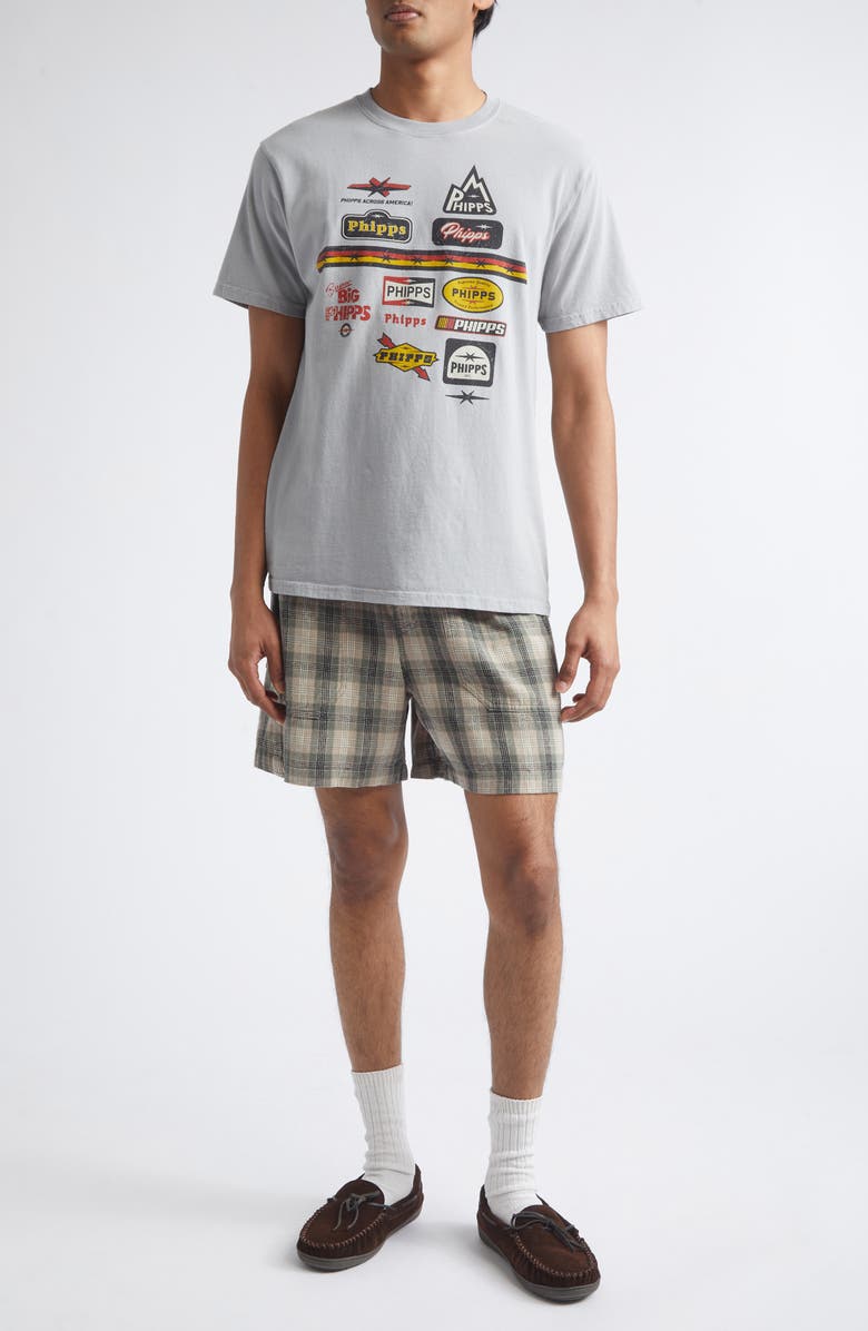 PHIPPS Racing Logo Graphic T-Shirt, Alternate, color, Concrete