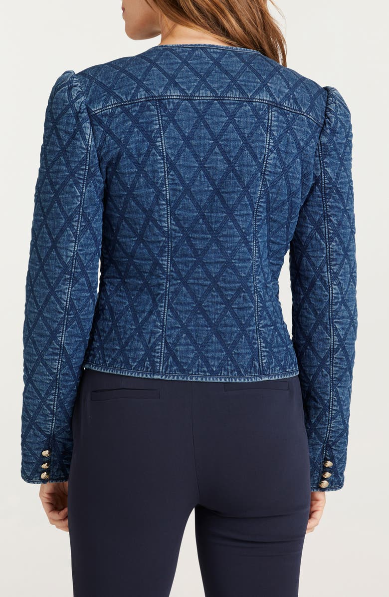 Cinq à Sept Gretchen Quilted Denim Jacket, Alternate, color,