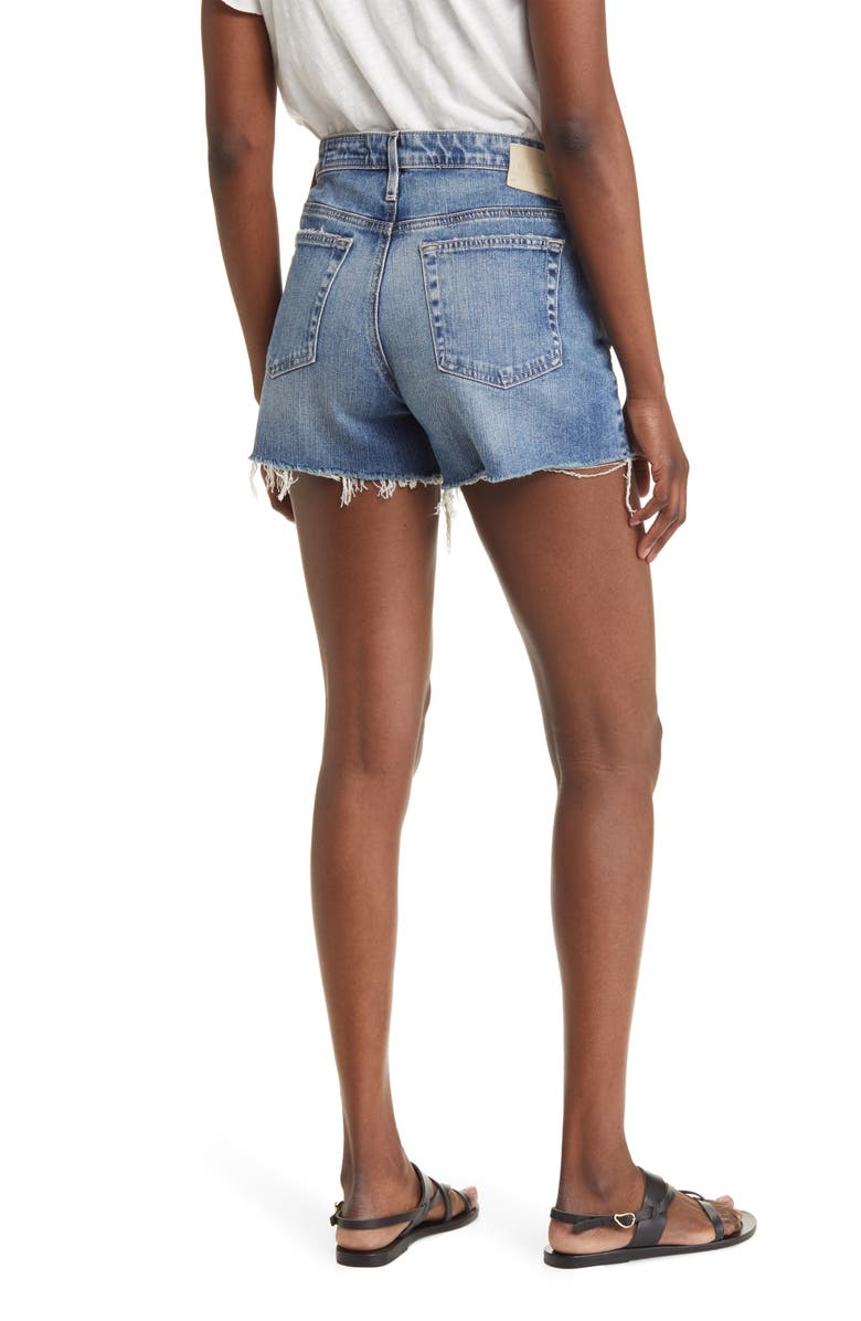 AG Hailey Cutoff Denim Shorts, Alternate, color, 17 Years Lagoon