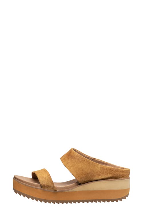 Antelope Cascade Platform Wedge Sandal In Cognac
