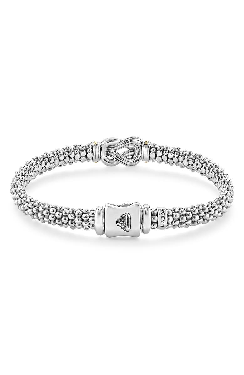 LAGOS Newport Rope Bracelet, Alternate, color, Diamond