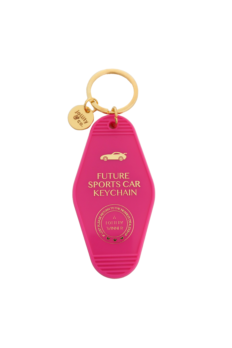 Vintage Motel Keychains, 11 Style Options, Main, color, Future Sports Car