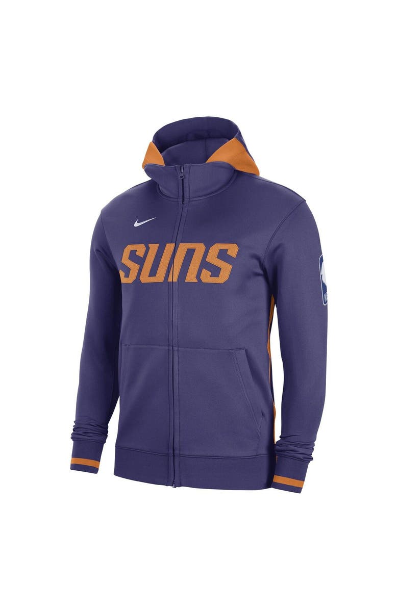Nike Men's Nike Purple Phoenix Suns Authentic Showtime Performance Full-Zip Hoodie, Alternate, color, Purple