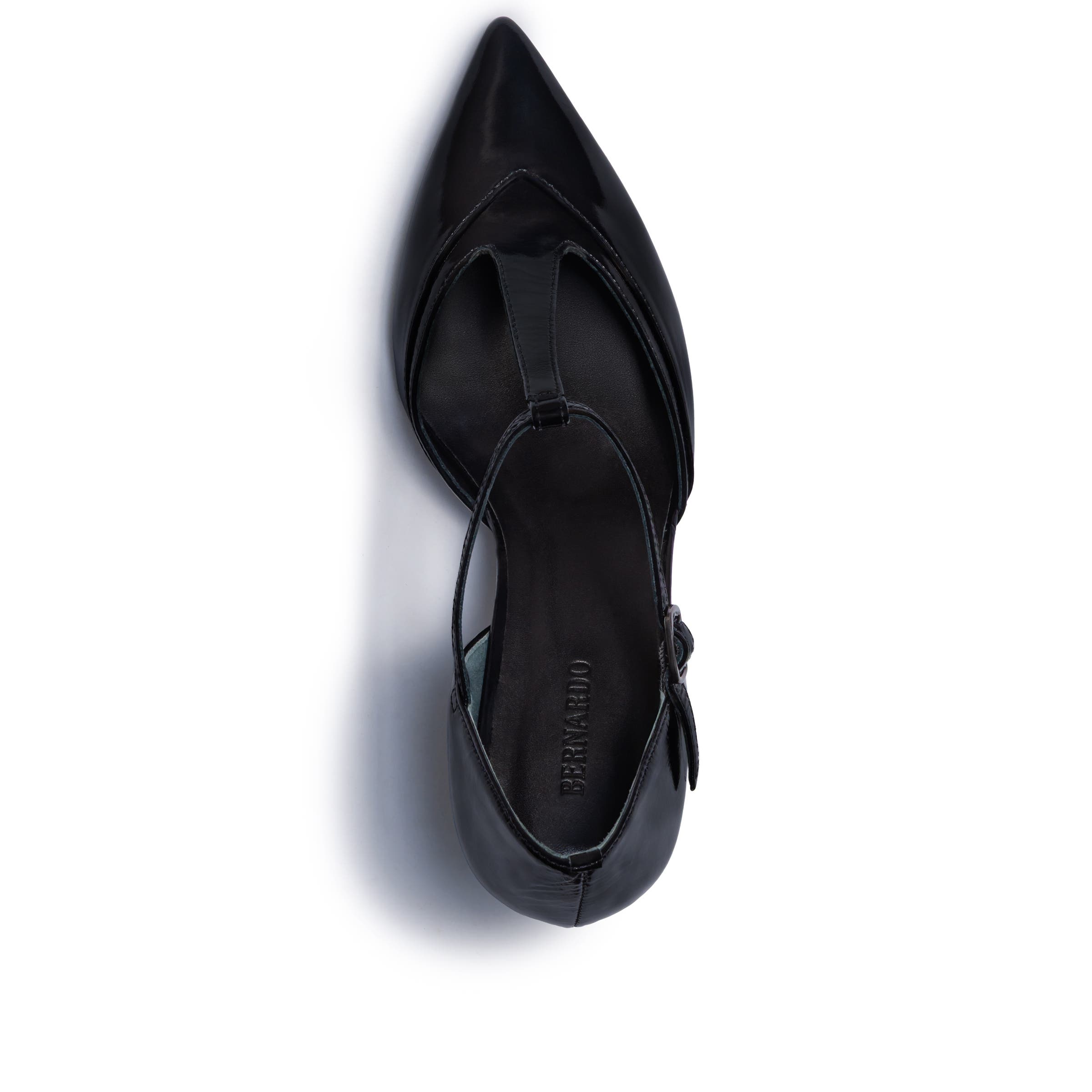 Gianna T-Strap Pump, Alternate, color, BLACK