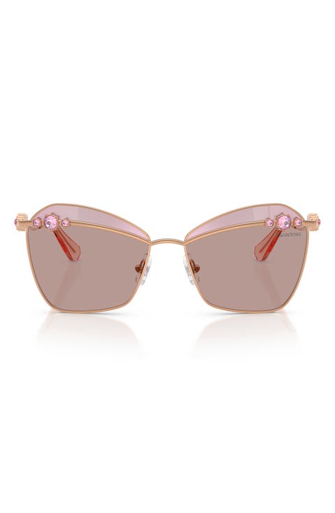 57mm Butterfly Sunglasses