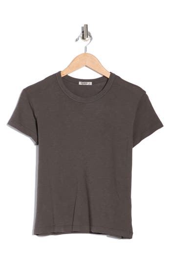 Buck Mason Crewneck Slubbed T-shirt In Black