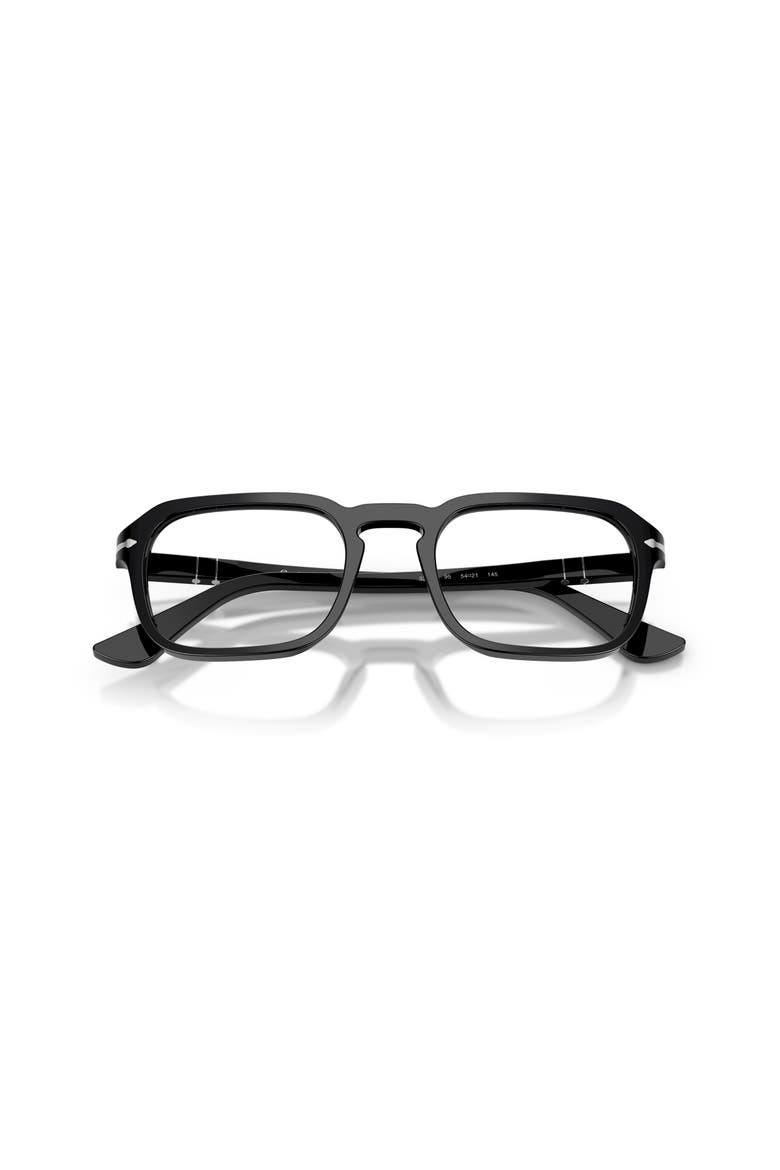 52mm Square optical glasses, Alternate, color, Black